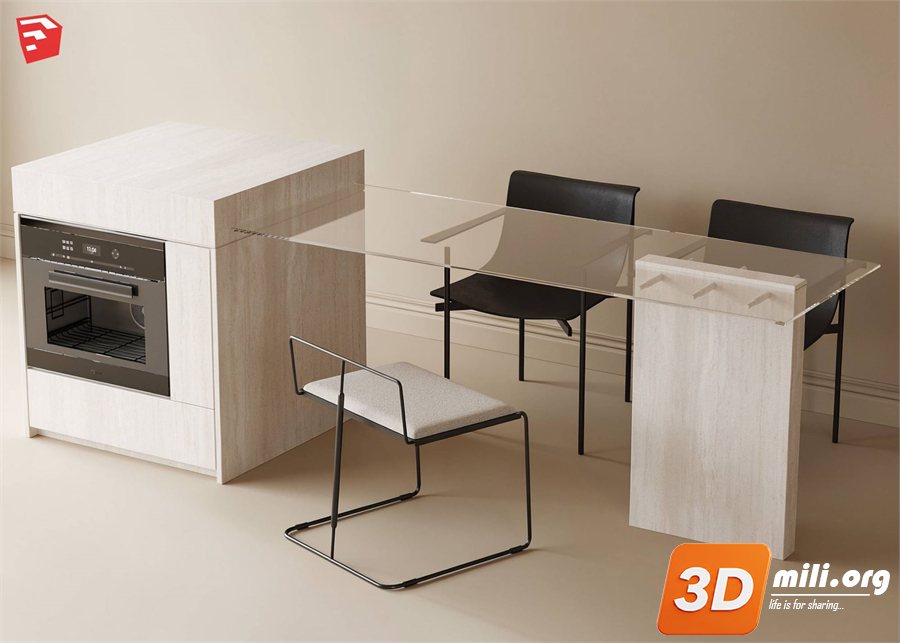 Kitchen island Skp Files
